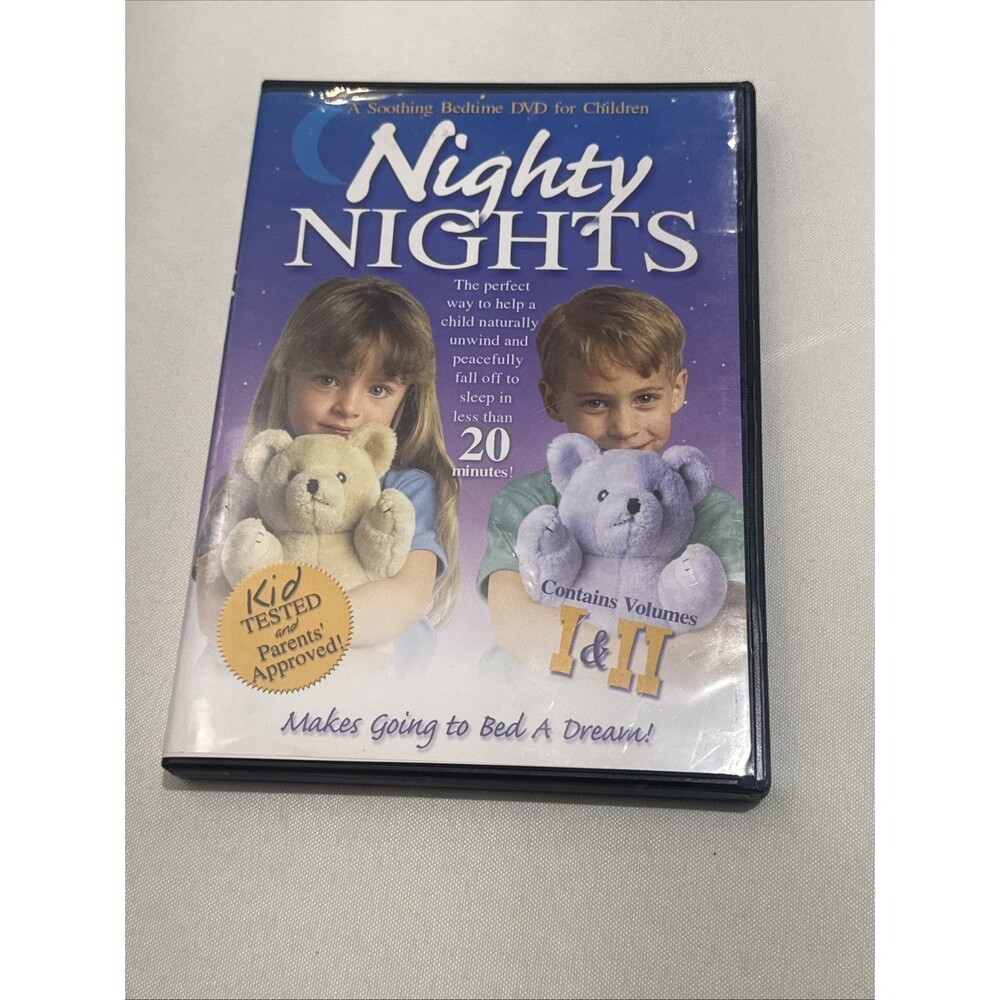 Nighty Nights (DVD, 2002) Volume 1  And  2 Bedtime Orig.DVD For Children Sealed